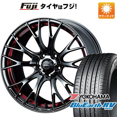 【パンク保証付】【新品国産5穴114.3車】 夏タイヤ ホイール4本セット 215/45R18 ヨコハマ ブルーアース RV 03 ウェッズ ウェッズスポーツ SA 20R 18インチ :fuji 1130 136681 36867 36867:フジコーポレーション