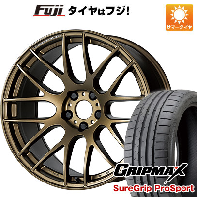 【新品国産5穴114.3車】 夏タイヤ ホイール4本セット 245/45R19 グリップマックス シュアグリップ PRO SPORTS BSW（限定） ワーク エモーション M8R 19インチ :fuji 1141 141527 38317 38317:フジコーポレーション