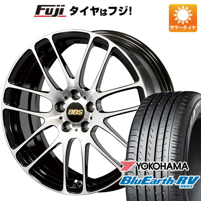 【パンク保証付き】【新品国産5穴114.3車】 夏タイヤ ホイール４本セット 215/55R17 ヨコハマ ブルーアース RV-03 BBS JAPAN RE-L2 17インチ｜fujicorporation