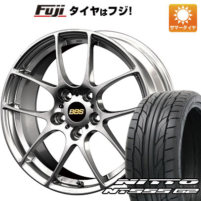 【パンク保証付き】【新品国産5穴114.3車】 夏タイヤ ホイール４本セット 225/40R18 ニットー NT555 G2 BBS JAPAN RF 18インチ :fuji 1131 147889 23604 23604:フジコーポレーション