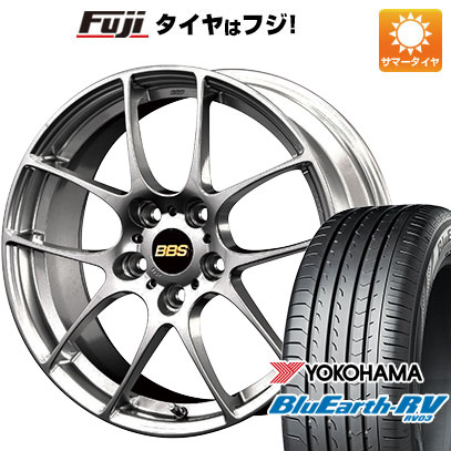 【パンク保証付き】【新品国産5穴114.3車】 夏タイヤ ホイール４本セット 215/55R17 ヨコハマ ブルーアース RV-03 BBS JAPAN RF 17インチ｜fujicorporation