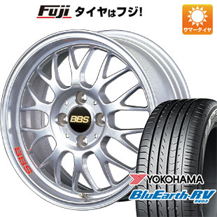 【パンク保証付き】【新品国産5穴100車】 夏タイヤ ホイール4本セット 205/55R16 ヨコハマ ブルーアース RV-03 BBS JAPAN RG-F 16インチ｜fujicorporation