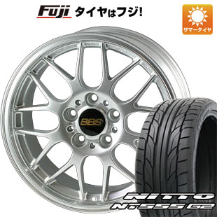 【パンク保証付き】【新品国産5穴100車】 夏タイヤ ホイール４本セット 215/45R17 ニットー NT555 G2 BBS JAPAN RG R 17インチ :fuji 1674 147788 23611 23611:フジコーポレーション