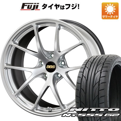 【パンク保証付き】【新品国産5穴114.3車】 夏タイヤ ホイール４本セット 225/45R18 ニットー NT555 G2 BBS JAPAN RI-A 18インチ｜fujicorporation