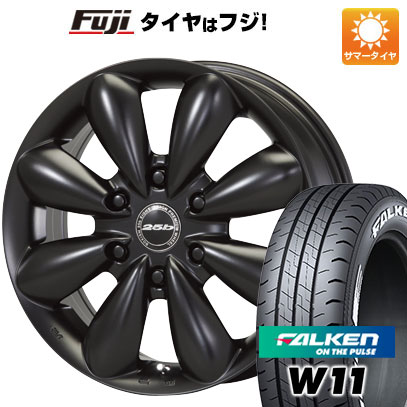 【新品】ハイエース200系 夏タイヤ ホイール4本セット 215/60R17 ファルケン W11 109/107N ボクシースタイル 25b 17インチ :fuji 2187 55155 29686 29686:フジコーポレーション