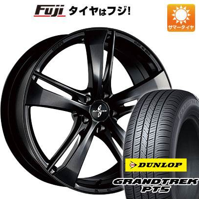 クーポン配布中 【新品国産5穴114.3車】 夏タイヤ ホイール4本セット 225/55R18 ダンロップ グラントレック PT5 ブリヂストン サヴェンサー AW5ｓ 18インチ :fuji 1321 89335 40818 40818:フジコーポレーション