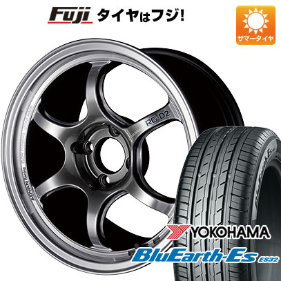 クーポン配布中 【新品国産4穴100車】 夏タイヤ ホイール4本セット 185/60R16 ヨコハマ ブルーアース ES32 ヨコハマ アドバンレーシング RG DII 16インチ :fuji 13442 91414 35496 35496:フジコーポレーション