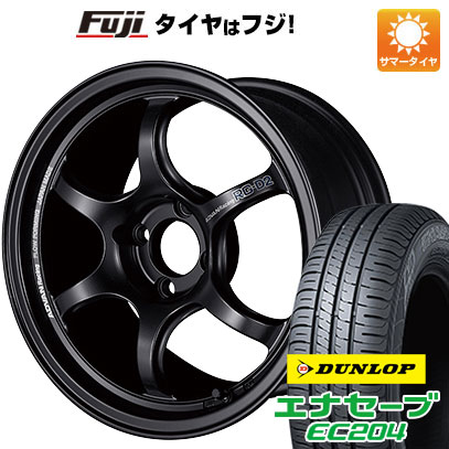 クーポン配布中 【新品国産4穴100車】 夏タイヤ ホイール4本セット 185/60R16 ダンロップ エナセーブ EC204 ヨコハマ アドバンレーシング RG DII 16インチ :fuji 13442 91415 25573 25573:フジコーポレーション