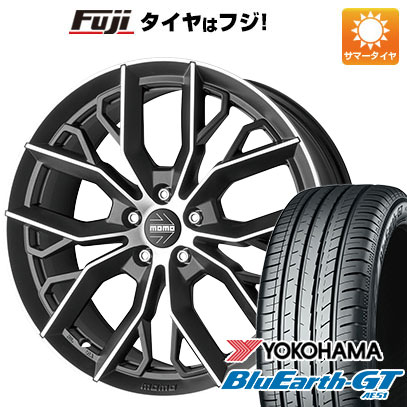 クーポン配布中 【新品国産5穴100車】 夏タイヤ ホイール4本セット 215/45R17 ヨコハマ ブルーアース GT AE51 モモ マッシモ 17インチ :fuji 1674 125472 28547 28547:フジコーポレーション