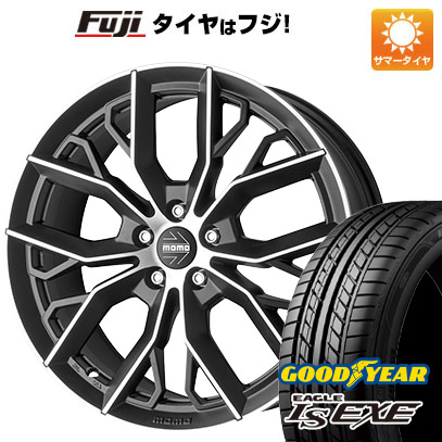 【新品国産5穴114.3車】 夏タイヤ ホイール4本セット 225/45R18 グッドイヤー イーグル エルエス エグゼ(限定) モモ マッシモ 18インチ :fuji 1261 125480 31587 31587:フジコーポレーション