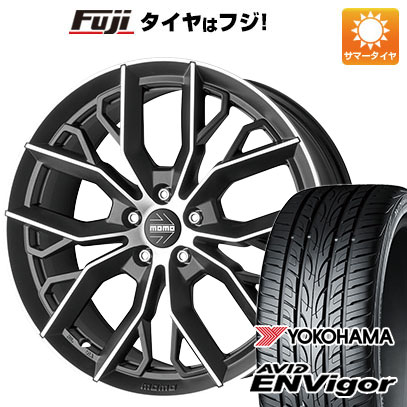 クーポン配布中 【新品国産5穴114.3車】 夏タイヤ ホイール４本セット 225/45R18 ヨコハマ エイビッド エンビガーS321 モモ マッシモ 18インチ :fuji 1261 125480 43105 43105:フジコーポレーション