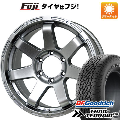 【新品】プラド 夏タイヤ ホイール4本セット 265/60R18 BFグッドリッチ トレールテレーンT/A ORWL ホットスタッフ マッドクロス MC 76 ダークシルバー 18インチ :fuji 16581 150437 36782 36782:フジコーポレーション