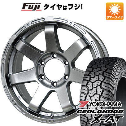 【新品国産6穴139.7車】 夏タイヤ ホイール4本セット 265/65R18 ヨコハマ ジオランダー X AT G016 ホットスタッフ マッドクロス MC 76 ダークシルバー 18インチ :fuji 16581 150437 43337 43337:フジコーポレーション