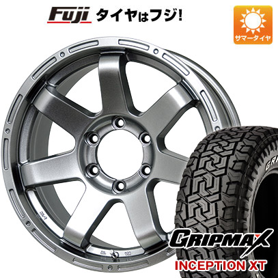 【新品国産6穴139.7車】 夏タイヤ ホイール4本セット 285/60R18 GRIPMAX インセプション X/T RWL(限定2021年製) マッドクロス MC 76 ダークシルバー 18インチ :fuji 16581 150437 39586 39586:フジコーポレーション