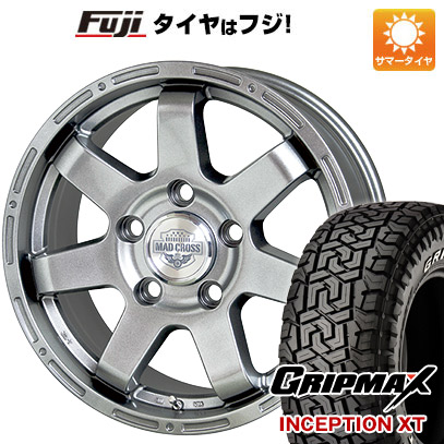 【新品】ランクル200 夏タイヤ ホイール4本セット 285/60R18 GRIPMAX インセプション X/T RWL(限定2021年製) マッドクロス MC 76 ダークシルバー 18インチ :fuji 16621 150438 39586 39586:フジコーポレーション