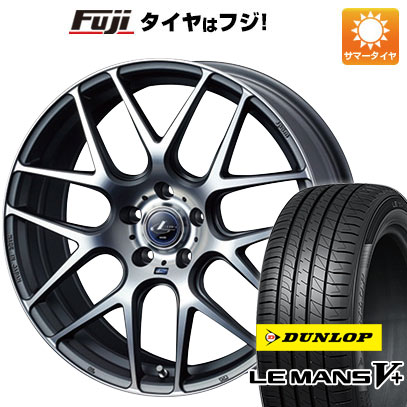 クーポン配布中 【新品国産5穴114.3車】 夏タイヤ ホイール4本セット 225/40R19 ダンロップ ルマン V+(ファイブプラス) ウェッズ レオニス NAVIA 06 19インチ :fuji 876 135146 40691 40691:フジコーポレーション