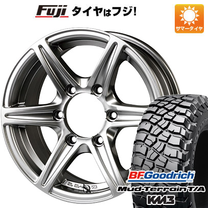 【新品国産6穴139.7車】 夏タイヤ ホイール4本セット 265/70R16 BFグッドリッチ マッドテレーンT/A KM3 TWS グランヴァード SV 16インチ :fuji 11802 91817 29725 29725:フジコーポレーション