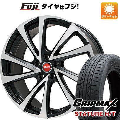 【新品国産5穴114.3車】 夏タイヤ ホイール4本セット 235/55R19 グリップマックス スタチャー H/T BSW（限定） ビッグウエイ B WIN ヴェノーザ10 19インチ :fuji 1121 92329 38306 38306:フジコーポレーション