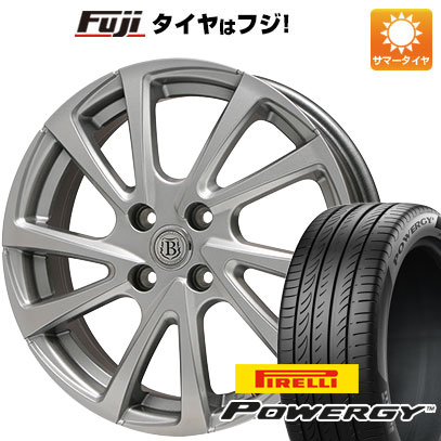 クーポン配布中 【新品国産4穴100車】 夏タイヤ ホイール４本セット 195/55R15 ピレリ パワジー ブランドル E04 15インチ :fuji 1848 93332 37000 37000:フジコーポレーション