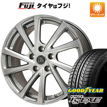 【新品国産5穴114.3車】 夏タイヤ ホイール4本セット 225/55R17 グッドイヤー イーグル エルエス エグゼ(限定) ブランドル E04 17インチ :fuji 1861 93337 32119 32119:フジコーポレーション