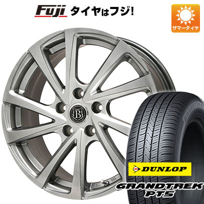 クーポン配布中 【新品国産5穴114.3車】 夏タイヤ ホイール4本セット 225/55R18 ダンロップ グラントレック PT5 ブランドル E04 18インチ :fuji 1321 93338 40818 40818:フジコーポレーション