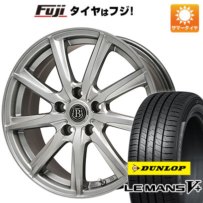 【新品国産5穴114.3車】 夏タイヤ ホイール４本セット 215/45R17 ダンロップ ルマン V+(ファイブプラス) ブランドル E05 17インチ｜fujicorporation