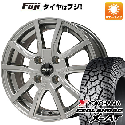 クーポン配布中 【新品 軽自動車】N BOX タント ワゴンR 夏タイヤ ホイール4本セット 155/65R14 ヨコハマ ジオランダー X AT G016 ブランドル N52 14インチ :fuji 10161 93041 37561 37561:フジコーポレーション