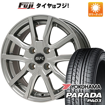 クーポン配布中 【新品 軽自動車】夏タイヤ ホイール4本セット 165/55R14 ヨコハマ PARADA PA03 ブラックレター 95/93N ブランドル N52 14インチ :fuji 10161 93041 31695 31695:フジコーポレーション