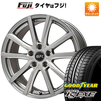 【新品国産5穴114.3車】 夏タイヤ ホイール4本セット 205/50R17 グッドイヤー イーグル エルエス エグゼ(限定) ブランドル N52 17インチ :fuji 1672 93050 31689 31689:フジコーポレーション