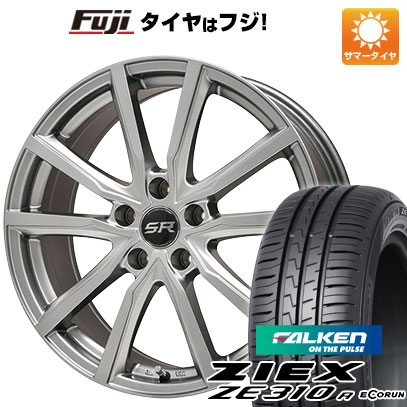 【新品国産5穴114.3車】 夏タイヤ ホイール４本セット 225/55R17 ファルケン ジークス ZE310R エコラン(限定) ブランドル N52 17インチ｜fujicorporation