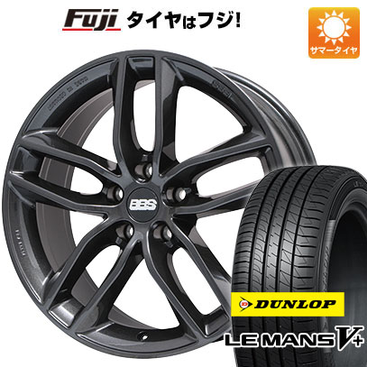 【新品国産5穴114.3車】 夏タイヤ ホイール４本セット 235/45R18 ダンロップ ルマン V+(ファイブプラス) BBS GERMANY SX クリスタルブラック 18インチ :fuji 458 152831 40702 40702:フジコーポレーション