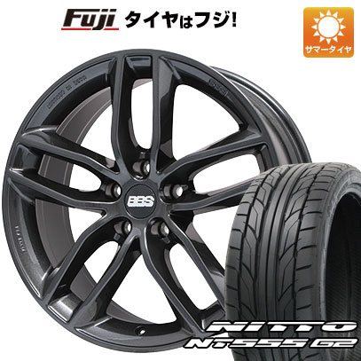 【パンク保証付き】【新品国産5穴114.3車】 夏タイヤ ホイール4本セット 245/40R19 ニットー NT555 G2 BBS GERMANY SX クリスタルブラック 19インチ :fuji 1122 152832 23597 23597:フジコーポレーション