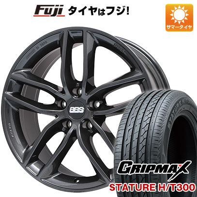 【新品国産5穴114.3車】 夏タイヤ ホイール4本セット 235/55R19 グリップマックス スタチャー H/T300 BSW（限定） BBS GERMANY SX クリスタルブラック 19インチ :fuji 1121 152832 40206 40206:フジコーポレーション