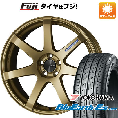 クーポン配布中 【新品国産5穴100車】 夏タイヤ ホイール４本セット 215/40R18 ヨコハマ ブルーアース ES32 エンケイ PF07 COLORS 18インチ :fuji 1221 151180 35464 35464:フジコーポレーション