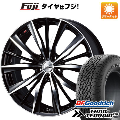 【新品国産5穴100車】 夏タイヤ ホイール4本セット 225/60R17 BFグッドリッチ トレールテレーンT/A ORBL ウェッズ レオニス VX 17インチ｜fujicorporation