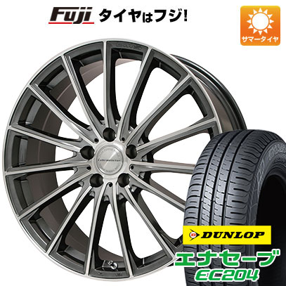 【新品国産5穴114.3車】 夏タイヤ ホイール4本セット 225/45R18 ダンロップ エナセーブ EC204 レアマイスター LM S FS15 (ガンメタポリッシュ) 18インチ :fuji 1261 94589 25552 25552:フジコーポレーション