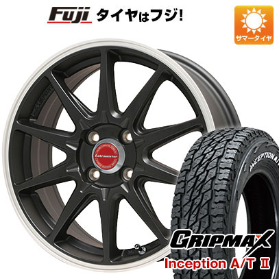 新品 ハスラー デリカミニ(4WD) サマータイヤ ホイール4本セット 165/60R15 GRIPMAX インセプション A/TII RWL(限定) レアマイスター LMスポーツRS10 15インチ :fuji 21761 94547 42828 42828:フジコーポレーション