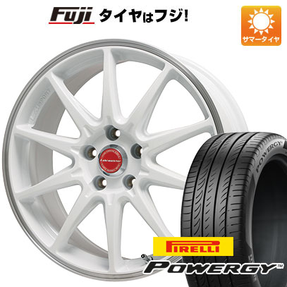 【新品国産5穴114.3車】 夏タイヤ ホイール4本セット 215/65R16 ピレリ パワジー レアマイスター LMスポーツRS10(ホワイト/リムポリッシュ) 16インチ :fuji 1310 94573 36998 36998:フジコーポレーション