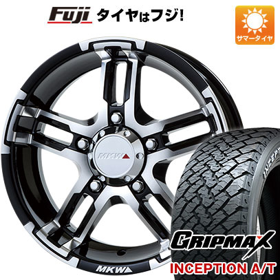 【新品】ジムニーシエラ 夏タイヤ ホイール４本セット 215/70R16 グリップマックス インセプション A/T RWL(限定) トライスター MKW MK 55J 16インチ :fuji 16701 91408 33661 33661:フジコーポレーション