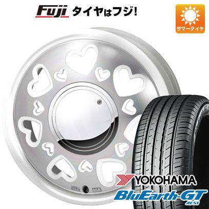 クーポン配布中 【新品 軽自動車】N BOX タント ワゴンR 夏タイヤ ホイール4本セット 165/55R15 ヨコハマ ブルーアース GT AE51 モンツァ K.キューティ 15インチ :fuji 21761 123196 28574 28574:フジコーポレーション