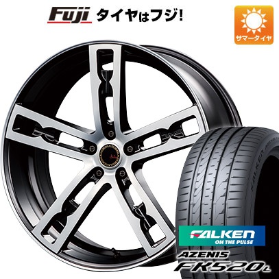 【新品国産5穴114.3車】 夏タイヤ ホイール4本セット 225/35R19 ファルケン アゼニス FK520L エムズスピード ジュリア 555モノブロック 19インチ :fuji 878 93457 40729 40729:フジコーポレーション