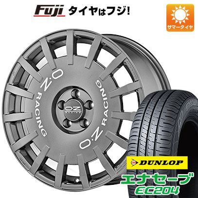 【新品国産4穴100車】 夏タイヤ ホイール4本セット 195/50R16 ダンロップ エナセーブ EC204 OZ ラリーレーシング 16インチ｜fujicorporation