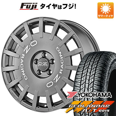 【新品国産5穴114.3車】 夏タイヤ ホイール4本セット 225/65R17 ヨコハマ ジオランダー A/T G015 OWL/RBL OZ ラリーレーシング 17インチ : fuji 2182 129521 33320 33320 : フジコーポレーション