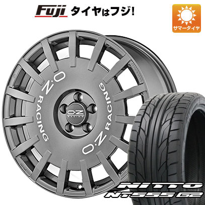 【パンク保証付き】【新品国産5穴100車】 夏タイヤ ホイール4本セット 245/45R19 ニットー NT555 G2 OZ ラリーレーシング 19インチ : fuji 7061 129579 23600 23600 : フジコーポレーション