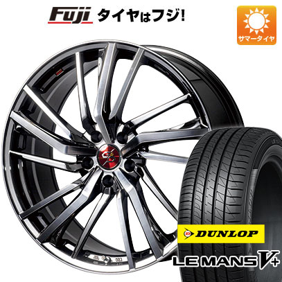 【新品国産5穴114.3車】 夏タイヤ ホイール4本セット 225/45R19 ダンロップ ルマン V+(ファイブプラス) プレミックス ドルチェ3x5(BMCポリッシュ) 19インチ :fuji 879 94632 40694 40694:フジコーポレーション