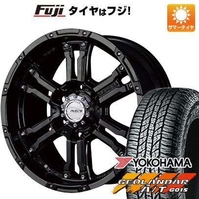 クーポン配布中 【新品】プラド 夏タイヤ ホイール4本セット 265/65R17 ヨコハマ ジオランダー A/T G015 OWL/RBL レイズ デイトナ FDX 17インチ :fuji 11822 139321 30618 30618:フジコーポレーション