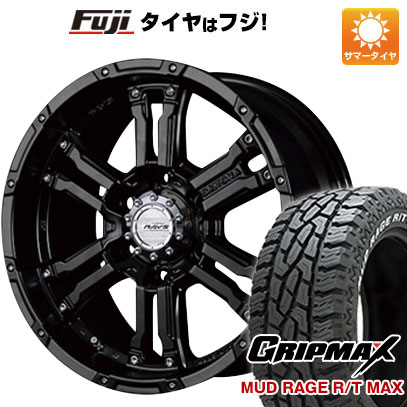 クーポン配布中 【新品】プラド 夏タイヤ ホイール4本セット 265/65R17 グリップマックス マッドレイジR/T MAX RWL(限定) レイズ デイトナ FDX 17インチ :fuji 11822 139321 32742 32742:フジコーポレーション