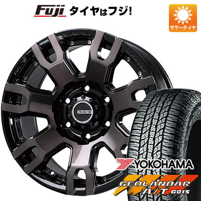 クーポン配布中 【新品】プラド 夏タイヤ ホイール4本セット 265/65R17 ヨコハマ ジオランダー A/T G015 OWL/RBL レイズ デイトナ FDX F7S 17インチ :fuji 11822 139325 30618 30618:フジコーポレーション