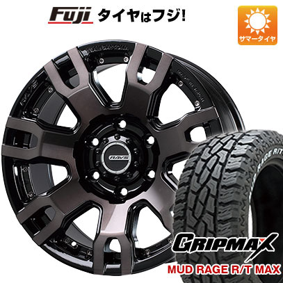 クーポン配布中 【新品】プラド 夏タイヤ ホイール4本セット 265/65R17 グリップマックス マッドレイジR/T MAX RWL(限定) レイズ デイトナ FDX F7S 17インチ :fuji 11822 139325 32742 32742:フジコーポレーション