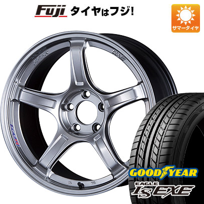 【新品国産5穴114.3車】 夏タイヤ ホイール4本セット 215/45R18 グッドイヤー イーグル エルエス エグゼ(限定) SSR GTX03 18インチ :fuji 1130 142877 31586 31586:フジコーポレーション